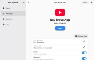 Web App Hub screenshot 1