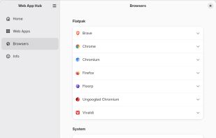 Web App Hub screenshot 2