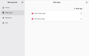 Web App Hub screenshot 1