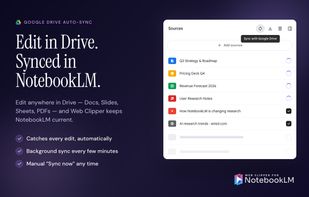 Google Drive Auto-Sync - Keep your sources always up to date.