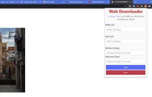 Web Downloader (Chrome Extension) screenshot 1