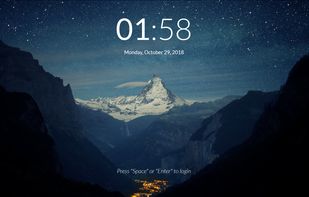 Web Greeter screenshot 1