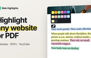 Highlight Websites & PDFs