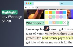 Highlight any Webpage or PDF