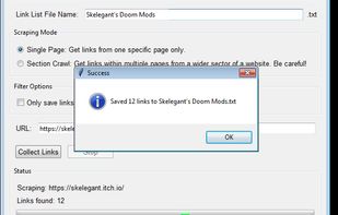 Web Link Collector 1000 screenshot 1