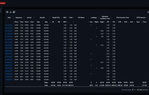 Web-logbook screenshot 1
