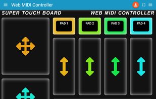 Web MIDI Controller screenshot 1