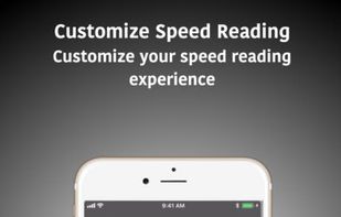 Customize speed reading settings