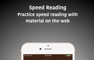 Practice speed reading with 3 techniques using material in your playlist