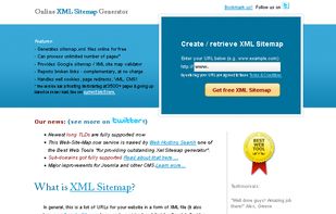 Web-Site-Map.com - XML Sitemap Generator screenshot 1