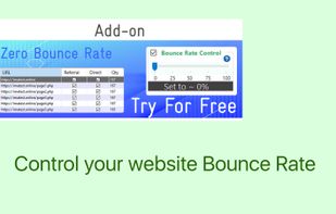 Adjust bounce rate
