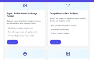  preview of webutilitylabs tools