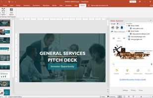 Web Xplorer In The Microsoft PowerPoint Task Pane