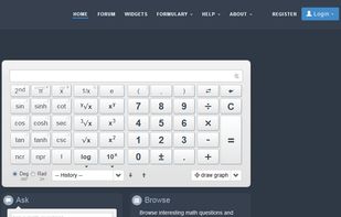 web2.0calc screenshot 1