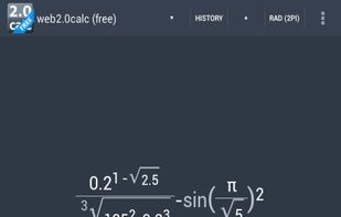 web2.0calc screenshot 1