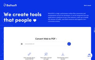 Web2PDFConvert screenshot 1