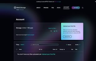 web3.storage screenshot 1