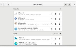 WebArchives screenshot 1