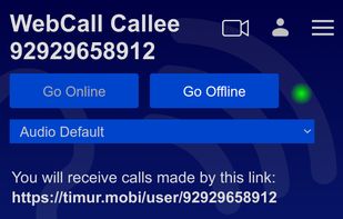 WebCall screenshot 2