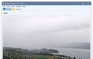Webcam Surveyor main window screenshot with light theme