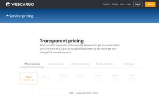 WebCargo screenshot 1