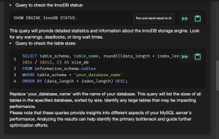 WebDB integrated the possibility to help assistant be more precise by auto returning query result. Feel the benefits of interacting with a artificial expert