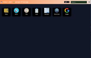 Main webdesk desktop