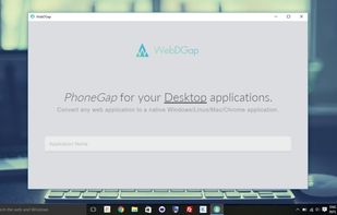 WebDGap running on Windows 10