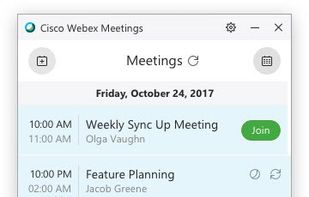 Cisco Webex screenshot 2