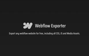 Webflow-Exporter screenshot 1
