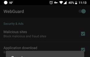 WebGuard screenshot 2