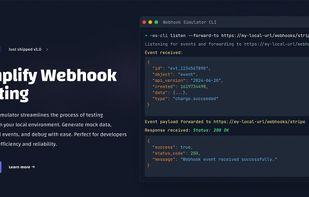Webhook Simulator screenshot 1
