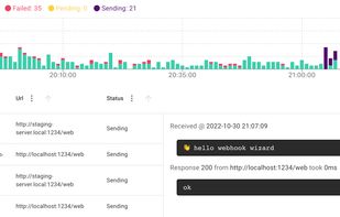 Webhook Wizard screenshot 1