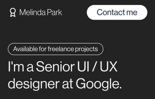 The free mobile-first website template called "Melinda".