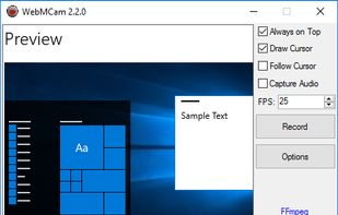 WebMCam screenshot 1