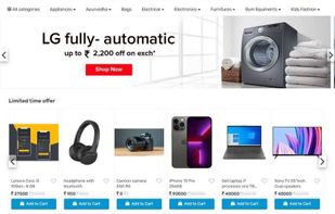 Webnexs headless ecommerce - frontend view