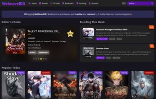 WebNovelDB screenshot 1