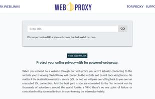 WebOProxy screenshot 1