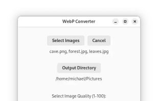 WebP Converter screenshot 1