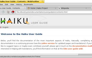 WebPositive screenshot 1