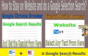 google search without leaving the website