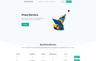 Webshare screenshot 1