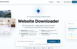 WebsiteDownloader.io screenshot 1