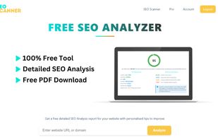 Free SEO scanner and pdf audit report tool