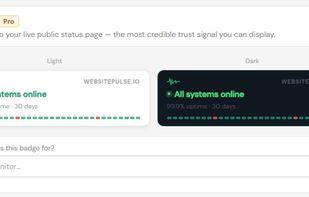 WebsitePulse.io screenshot 3