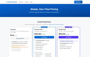 WebsiteToApp screenshot 1