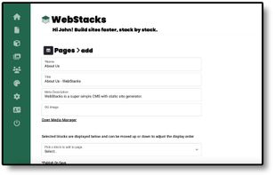 WebStacks screenshot 1