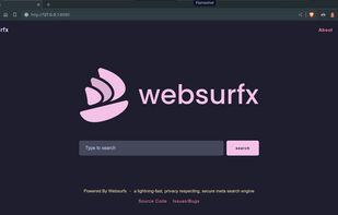 Websurfx screenshot 1