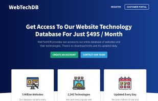 WebTechDB screenshot 1