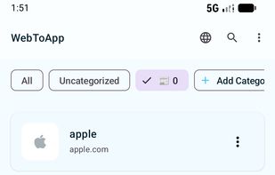 WebToApp screenshot 1